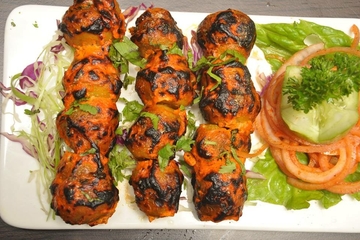 Mushroom tikka
