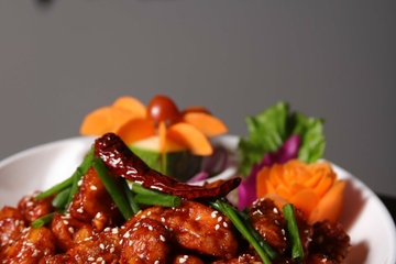 Crispy veg in sweet chillygarlic